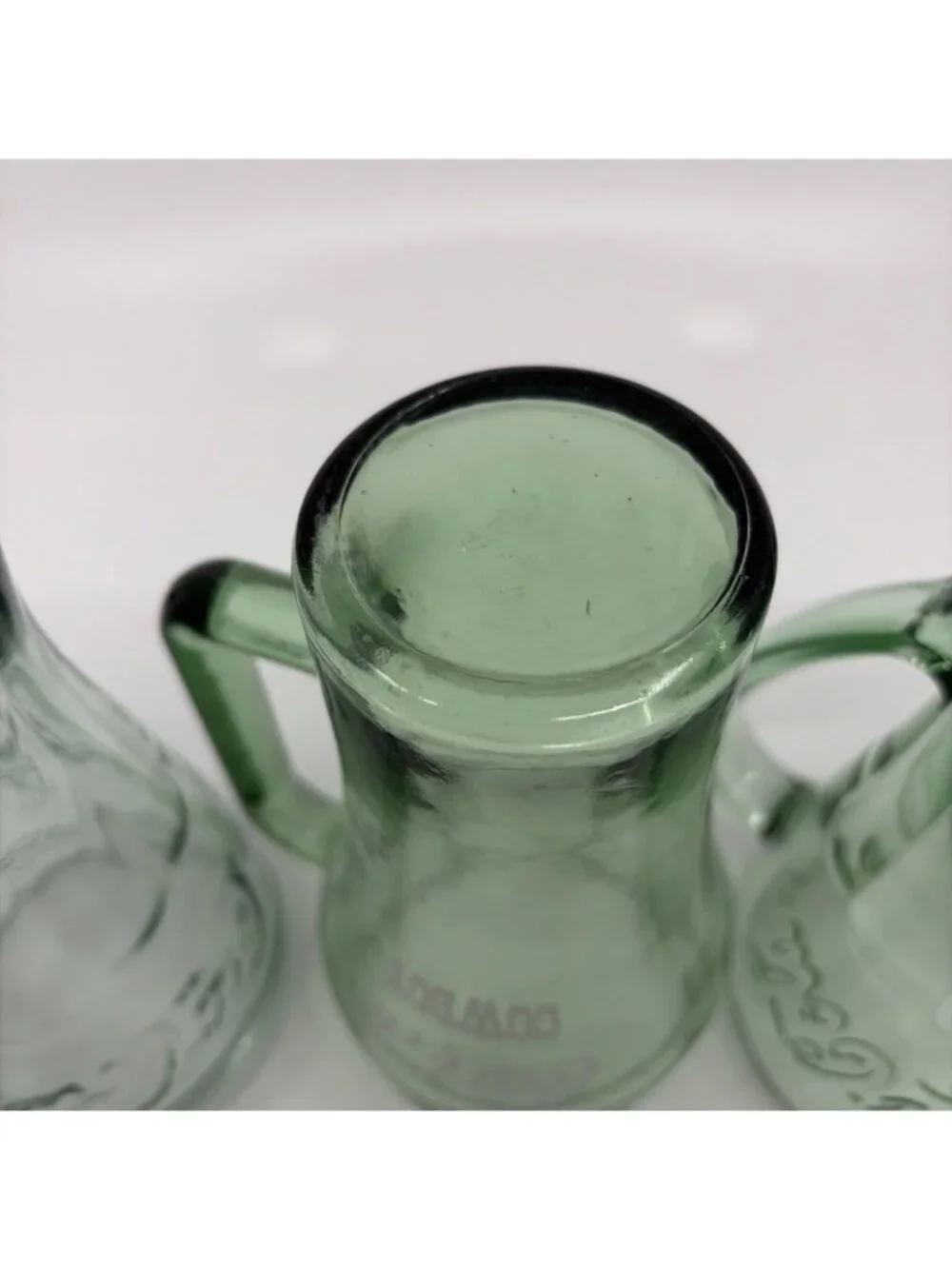 Vintage Coca-Cola 16 Oz Glass Mug Collection Genuine Whataburger Contour 3 Pc